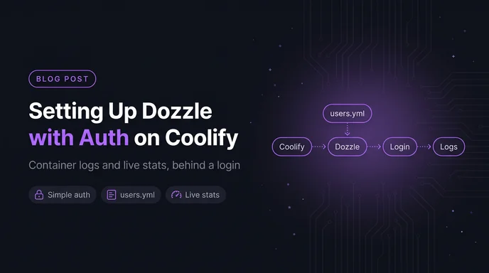Setting Up Dozzle with Auth on Coolify