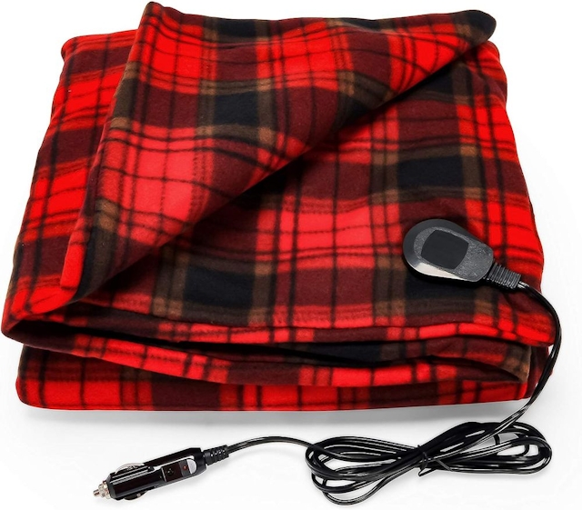 Camco’s Heated Fleece Blanket – Your Companion for Warmth and Comfort!
